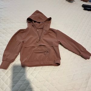 Toddler athletic pullover jacket